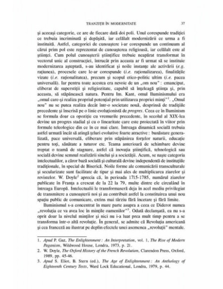 Sociologie și modernitate. Tranziții spre modernitatea reflexivă