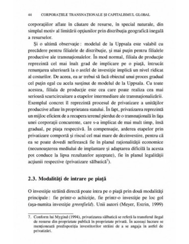 Corporațiile transnaționale și...