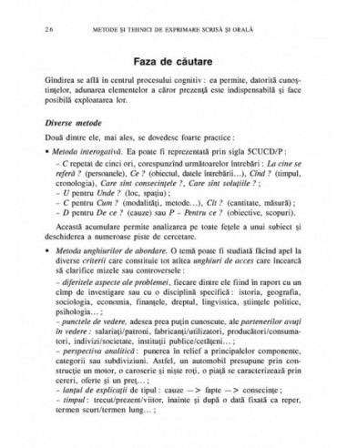 Metode și tehnici de exprimare scrisă...