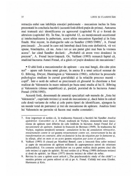 Mecanismele de apărare. Teorie și aspecte clinice