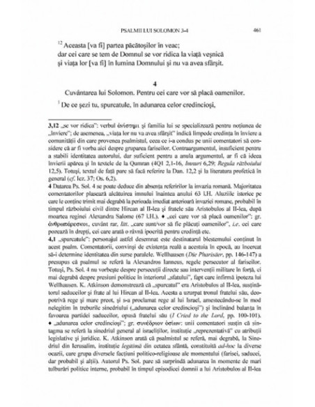 Septuaginta 4/ Tomul II. Iov • Înțelepciunea lui Solomon • Înțelepciunea lui Iisus Sirah • Psalmii lui Solomon