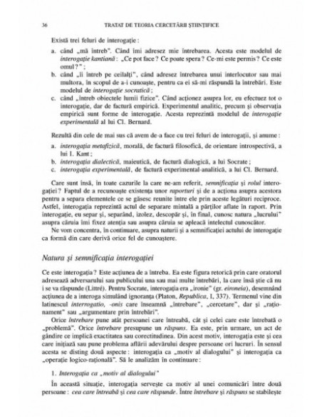 Tratat de teoria cercetării științifice (ediţia a II-a revăzută şi adăugită)
