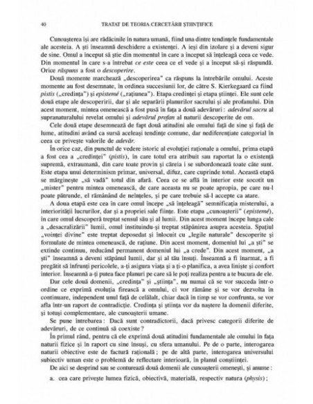 Tratat de teoria cercetării științifice (ediţia a II-a revăzută şi adăugită)