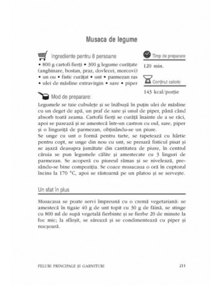 199 de rețete vegetariene