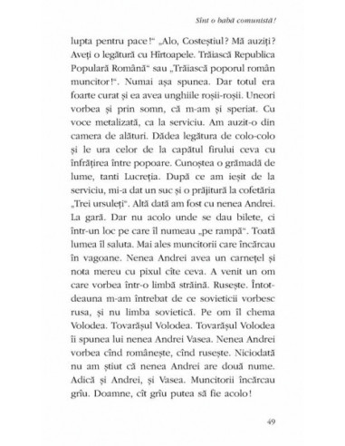 Sînt o babă comunistă! Sînt o babă comunistă!