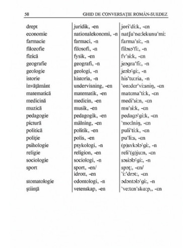 Ghid de conversație român-suedez
