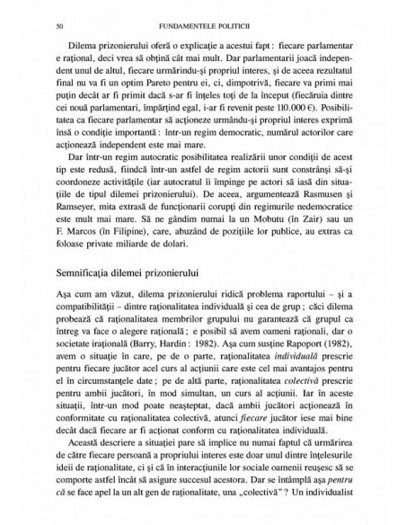 Fundamentele politicii. Vol. al II-lea. Raționalitate și acțiune colectivă