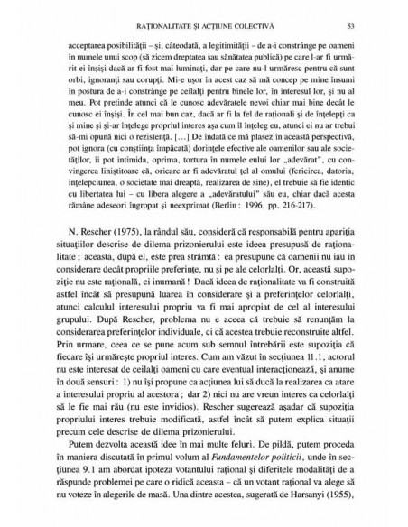 Fundamentele politicii. Vol. al II-lea. Raționalitate și acțiune colectivă