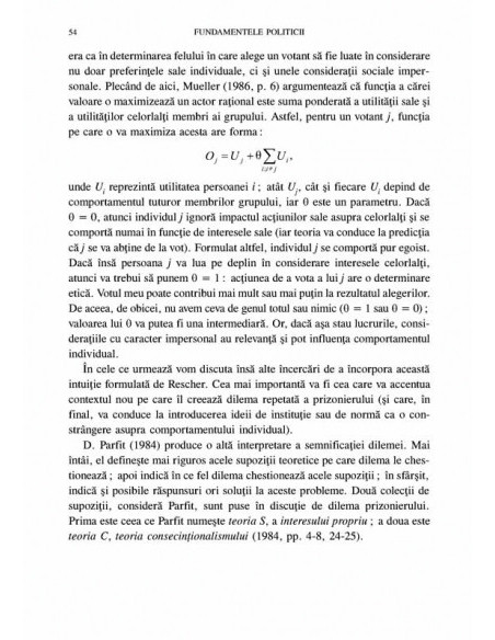 Fundamentele politicii. Vol. al II-lea. Raționalitate și acțiune colectivă