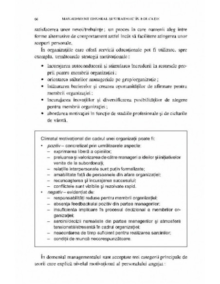 Management general și strategic în educație. Ghid practic