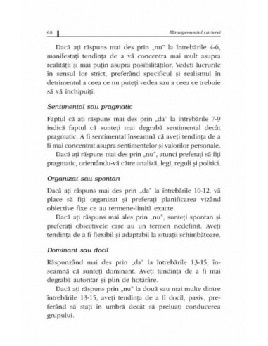 Managementul carierei. Ghid practic Managementul carierei. Ghid practic