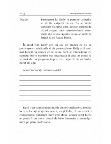 Managementul carierei. Ghid practic Managementul carierei. Ghid practic