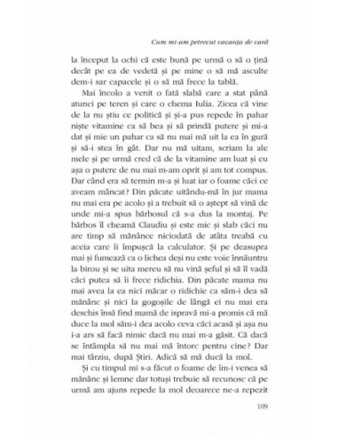 Cum mi-am petrecut vacanţa de vară