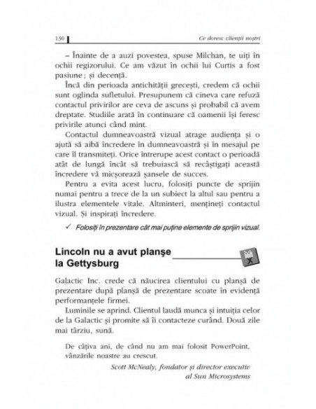 Ce doresc clienții noștri. Ghid pentru dezvoltarea afacerii