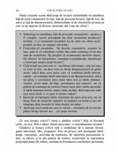 Cum se scrie un text