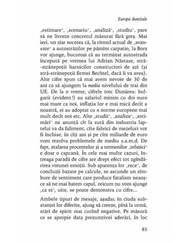 Europa dumitale. Dus-întors între... Europa dumitale. Dus-întors între...