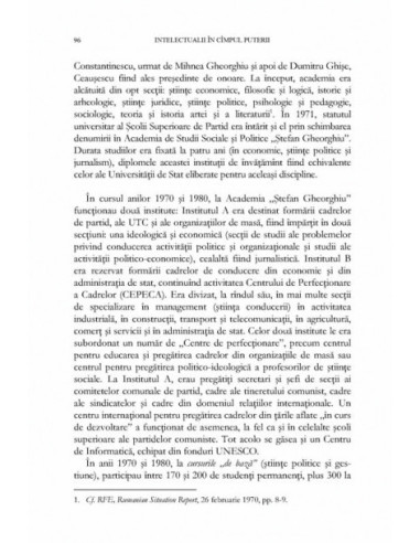 Intelectualii în cîmpul puterii....