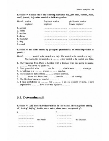 Exerciții și teste de limba engleză... Exerciții și teste de limba engleză...