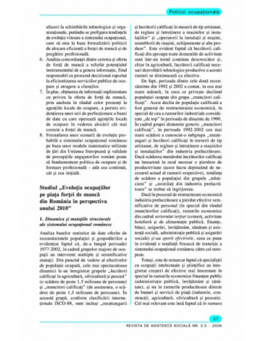 Revista de Asistență Socială. Nr....
