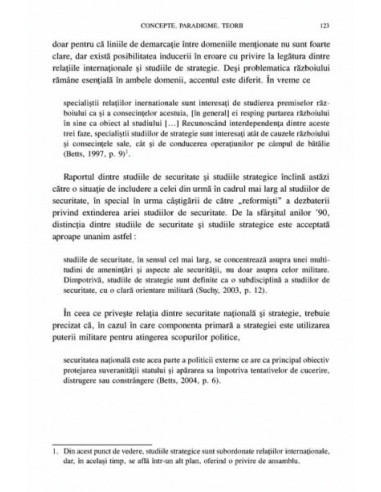 Politica de securitate naţională