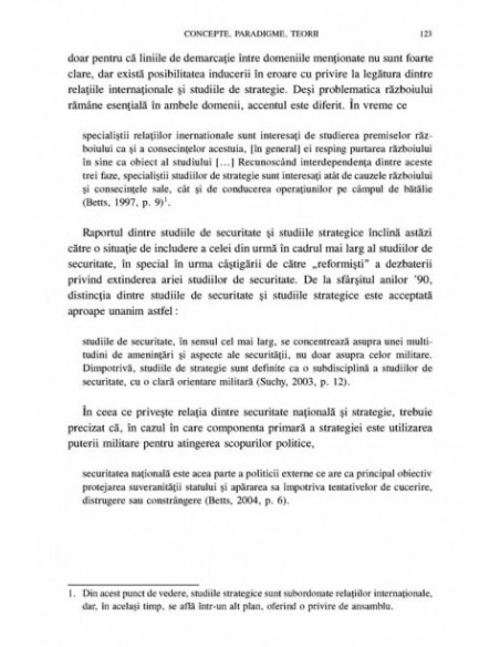 Politica de securitate națională. Concepte, instituții, procese