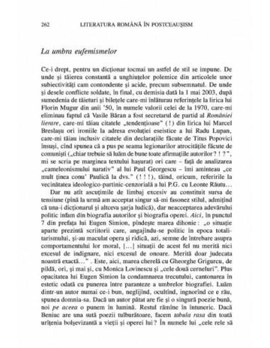 Literatura română în postceaușism....