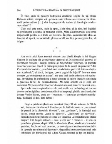 Literatura română în postceaușism....