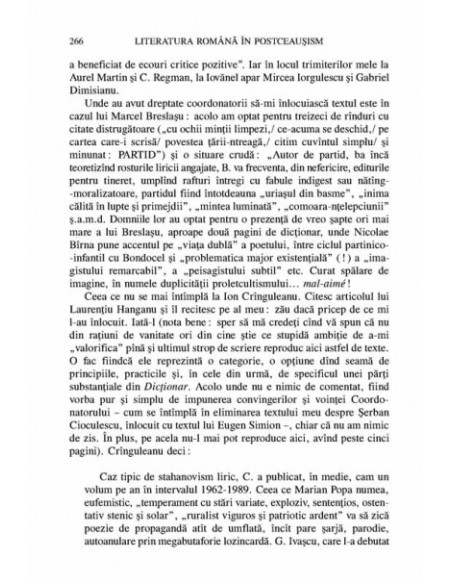 Literatura română în postceaușism. Vol. III. Eseistica. Piața ideilor politico-literare