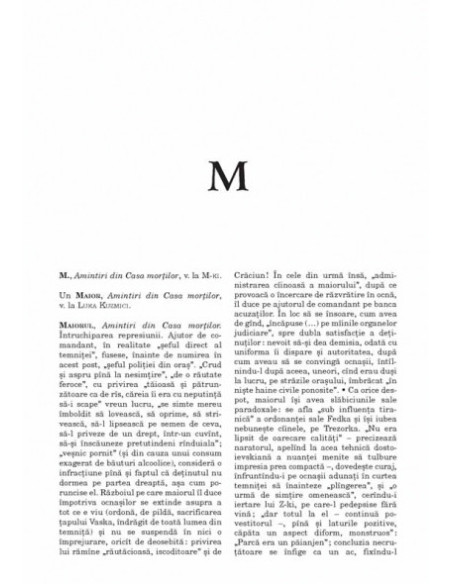 Dicţionarul personajelor lui Dostoievski