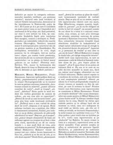 Dicţionarul personajelor lui Dostoievski