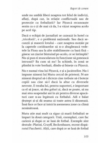 Raport de cornere.  Raport de cornere.