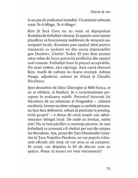 Dincolo de scor. Despre emoția din spatele tabelei