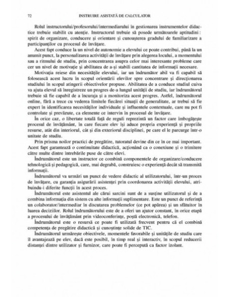Instruire asistată de calculator. Didactica informatică