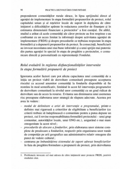 Practica dezvoltării comunitare