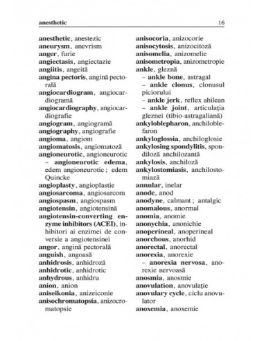 Dicţionar medical de buzunar...