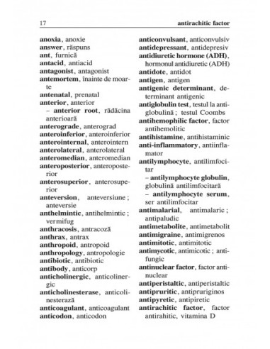 Dicţionar medical de buzunar...
