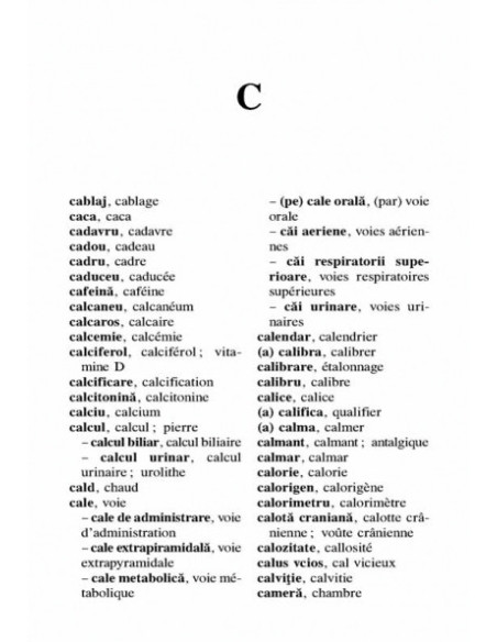 Dicționar medical de buzunar francez-român/român-francez