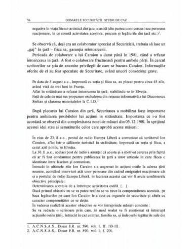 Dosarele Securității. Studii de caz