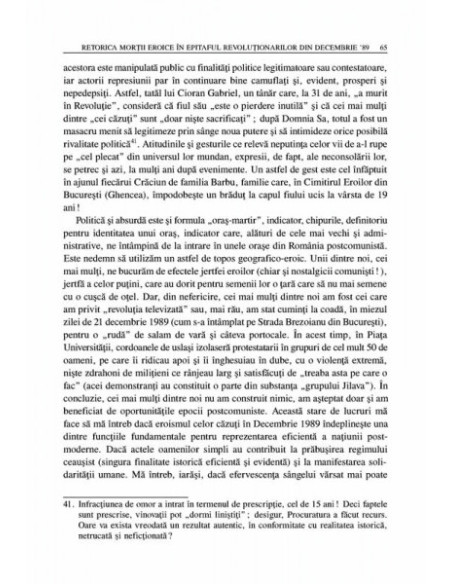 Revoluția română din decembrie 1989. Istorie și memorie