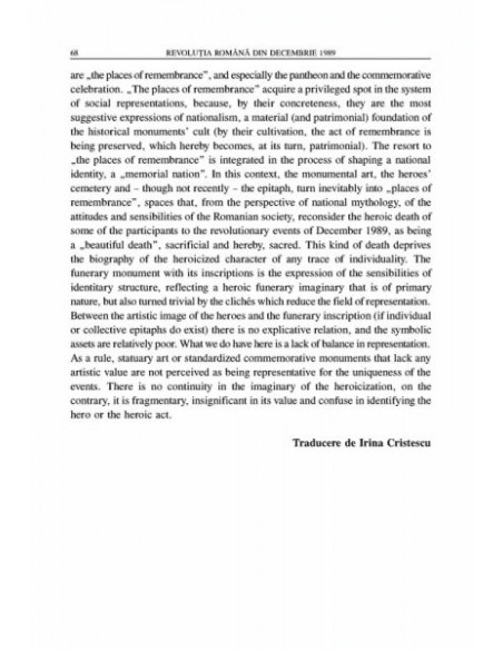 Revoluția română din decembrie 1989. Istorie și memorie