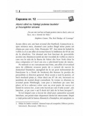 Capcanele managementului Capcanele managementului