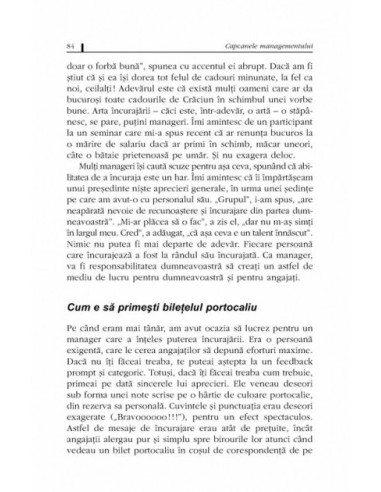 Capcanele managementului Capcanele managementului
