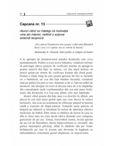 Capcanele managementului Capcanele managementului