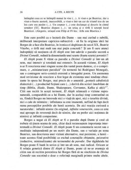 A citi, a reciti. Către o poetica a (re)lecturii