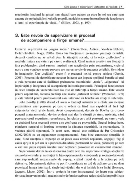 Supervizarea. Aspecte practice şi tendinţe actuale