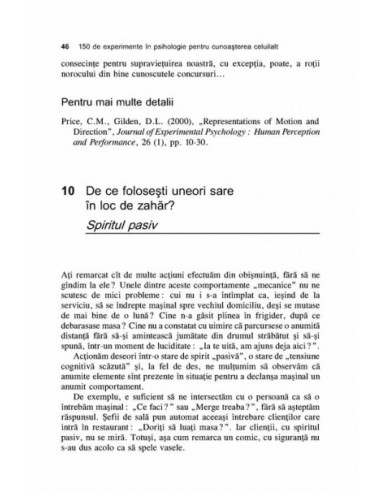 150 de experimente în psihologie... 150 de experimente în psihologie...