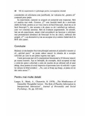 150 de experimente în psihologie... 150 de experimente în psihologie...