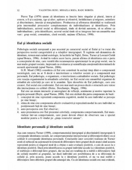 Psihologia Socială. Nr. 18/2006 – Buletinul Laboratorului „Psihologia cîmpului social”, Universitatea „Al.I. Cuza”, Iaşi