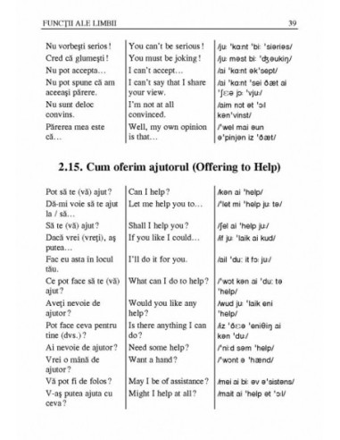 Ghid de conversație român-englez