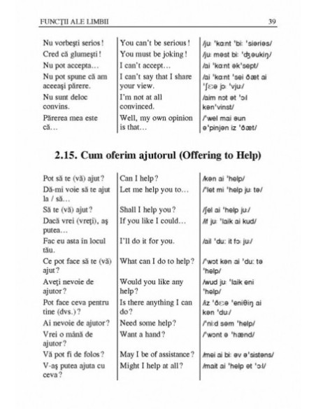 Ghid de conversație român-englez